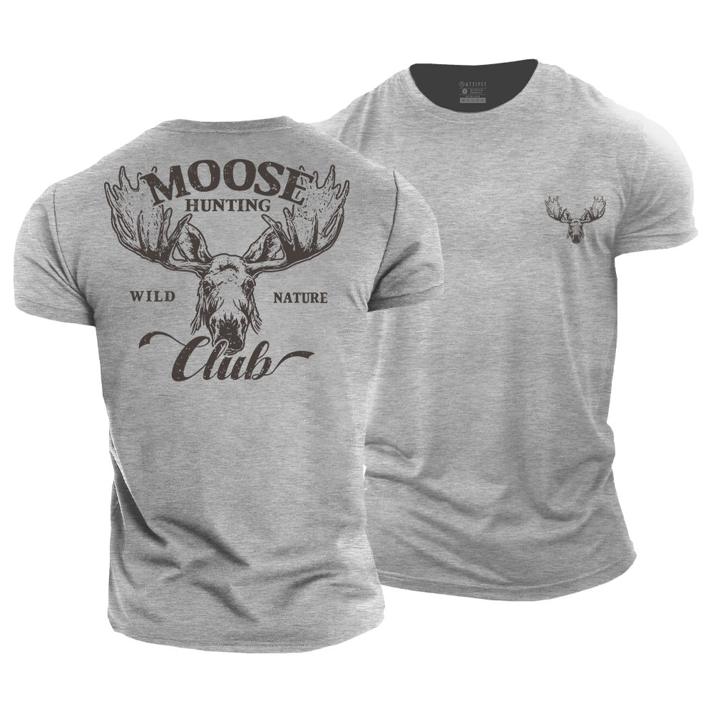 Moose Hunting Club Cotton T-Shirt