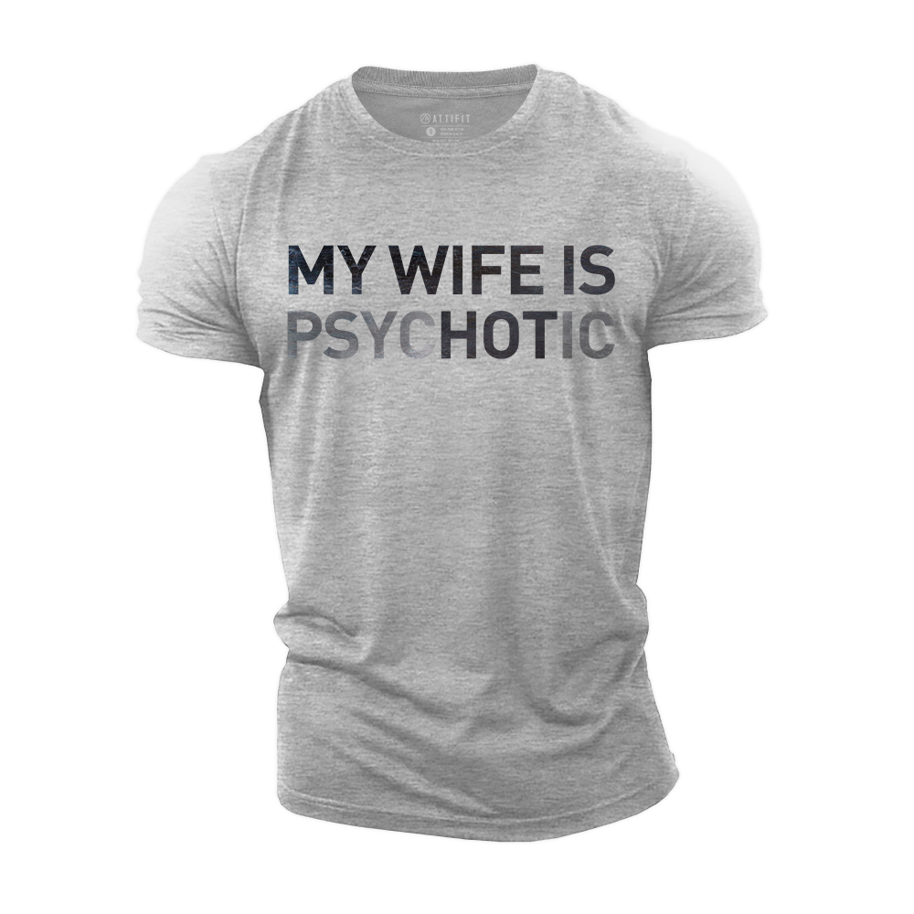 My Wife Is Hot Cotton T-Shirt