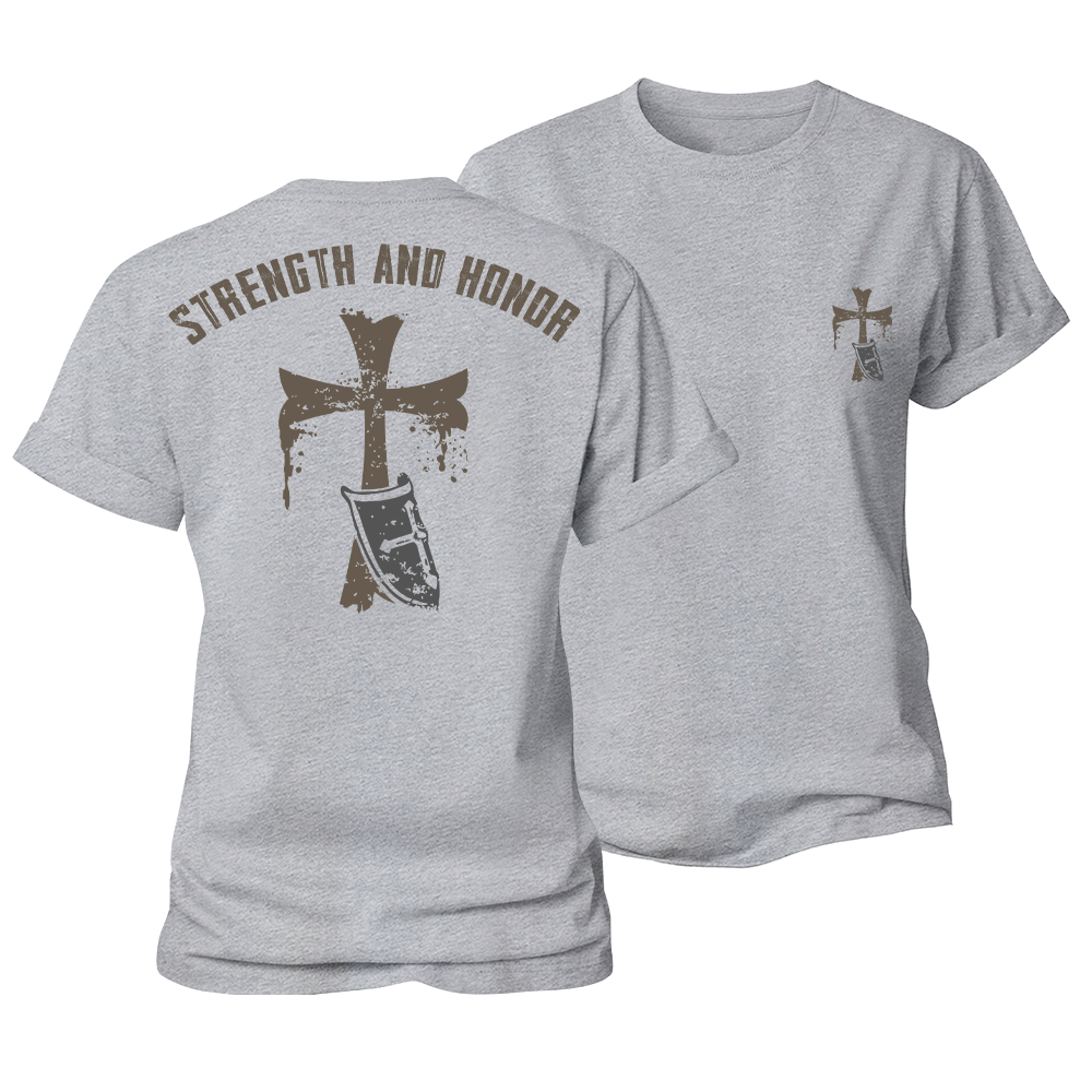 Strength and Honor Women's Cotton T-Shirt