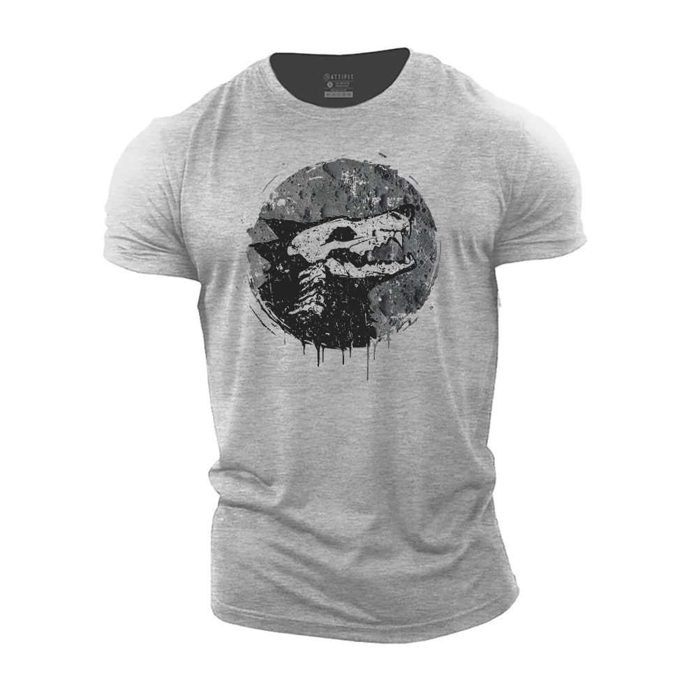 Monster Wolf Cotton T-Shirt