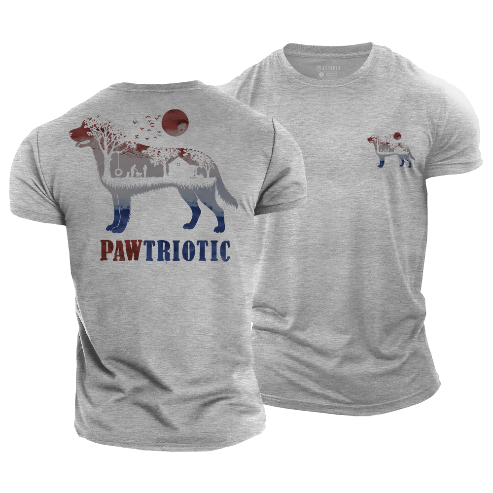 Pawtriotic Cotton T-Shirt