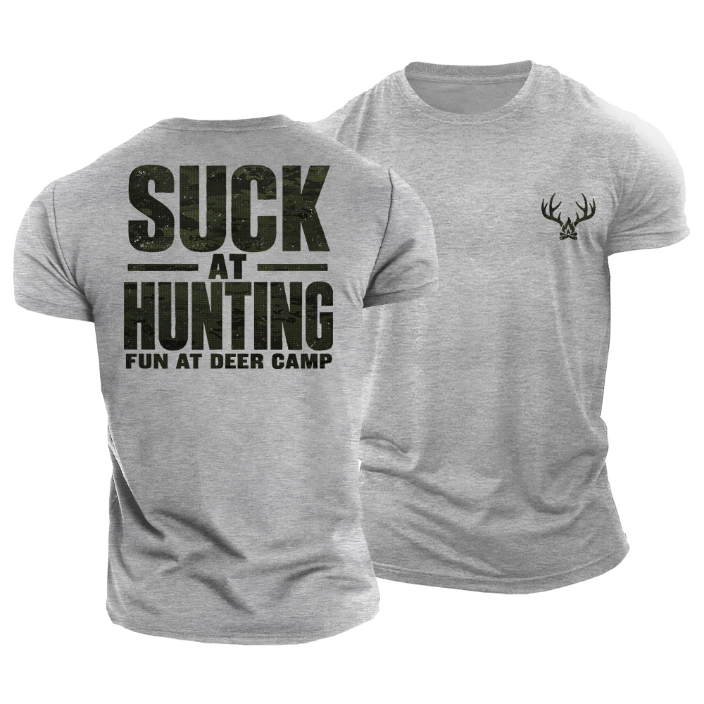 Fun At Deer Camp Cotton T-Shirt