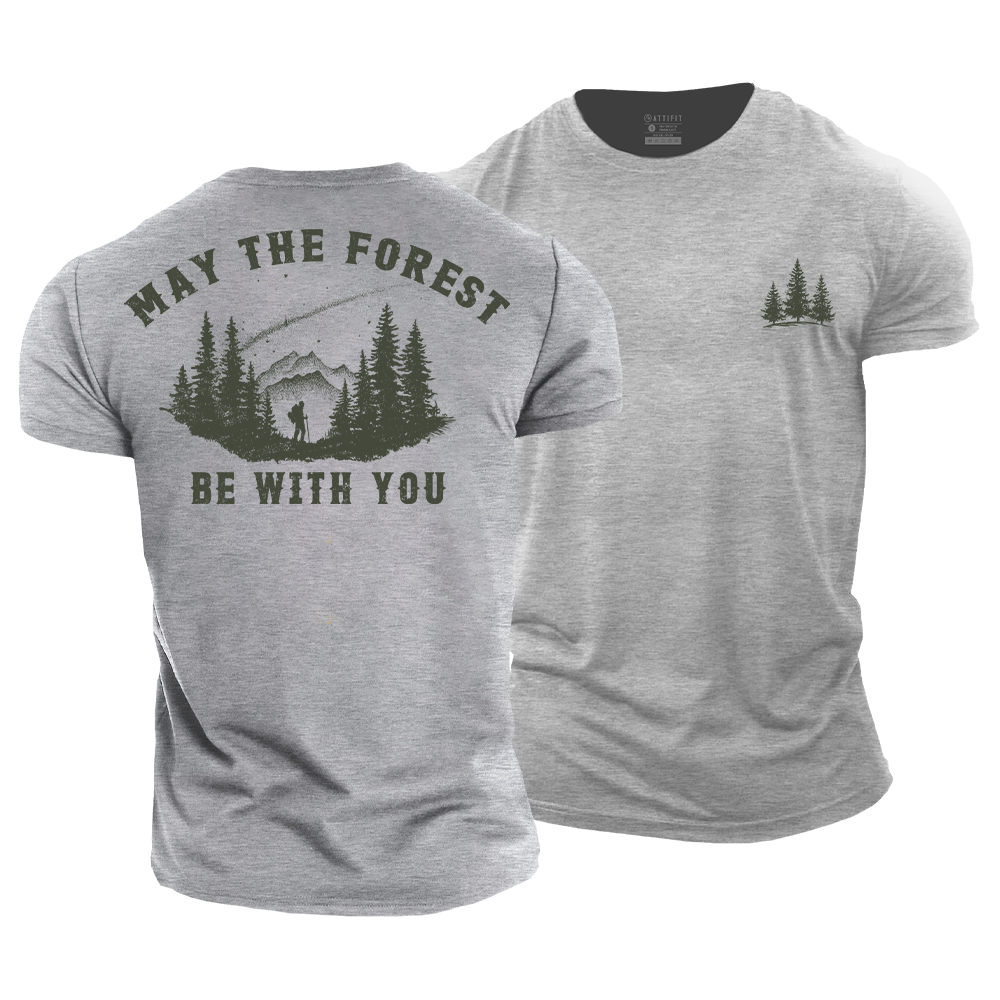May the Forest Be with You Cotton T-Shirt