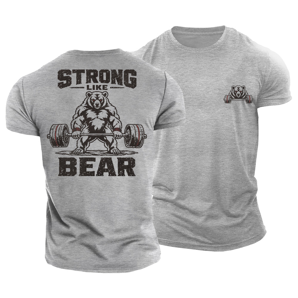 Bear Power Cotton T-Shirt
