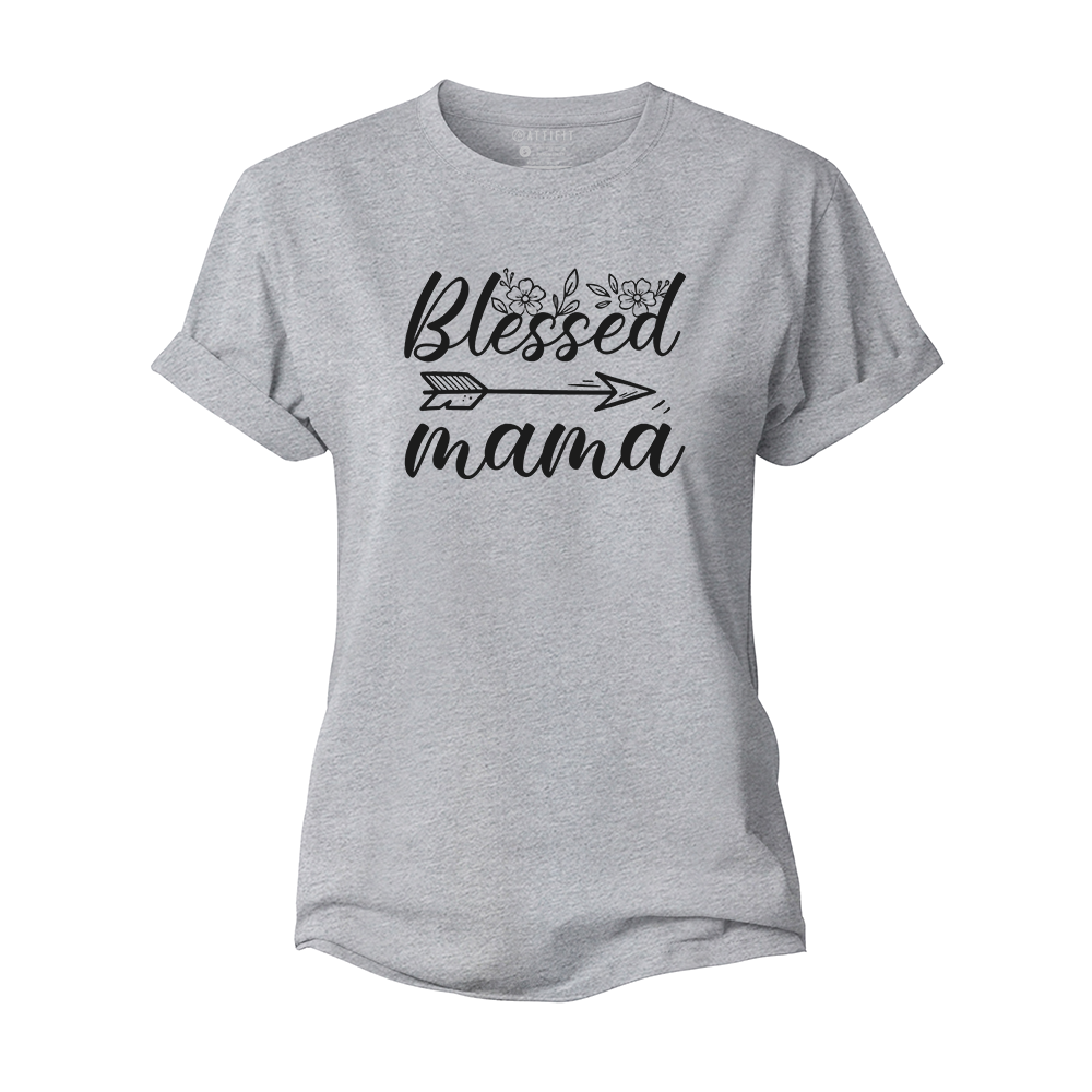 Blessed Mama Women's Cotton T-Shirt
