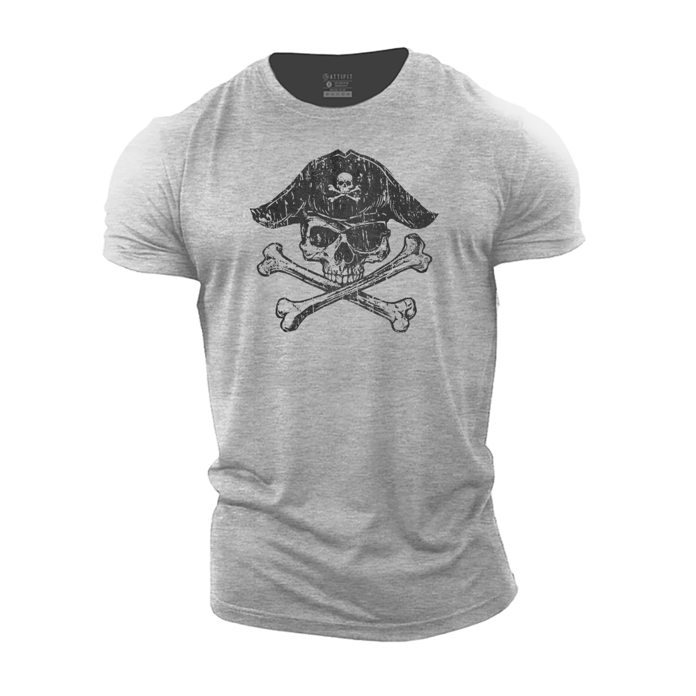 Pirate Skull Cotton T-Shirt