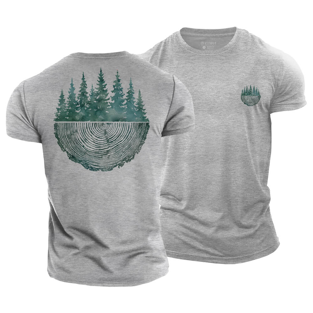 Forest And Ring Cotton T-Shirt