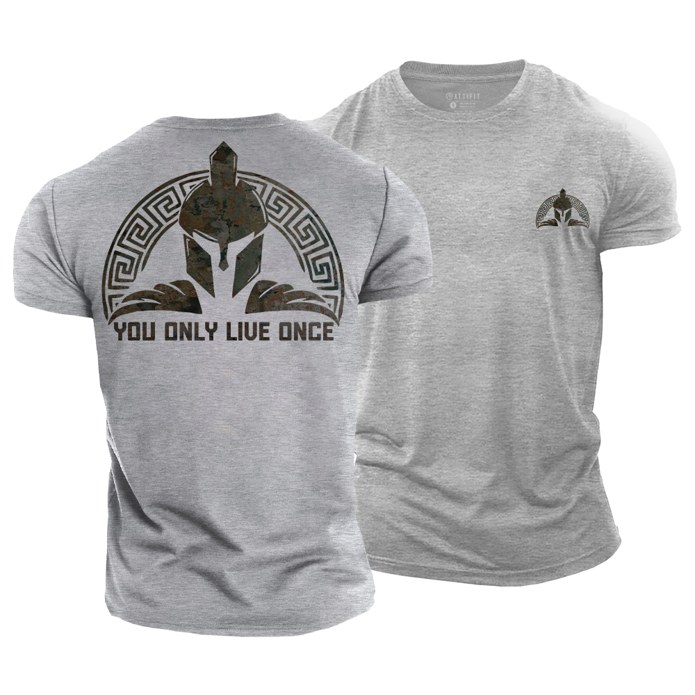 Live like a Spartan Cotton T-Shirt
