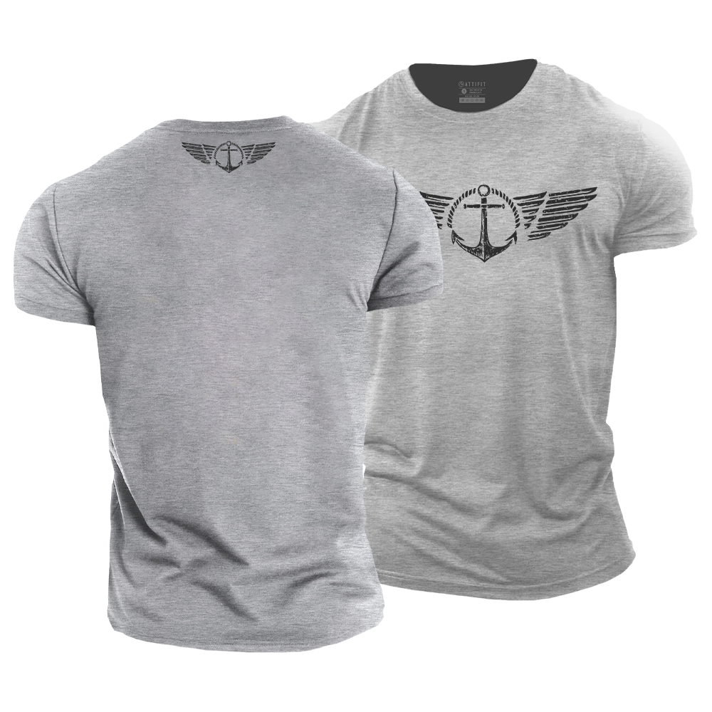 Anchor Wings Cotton T-Shirt
