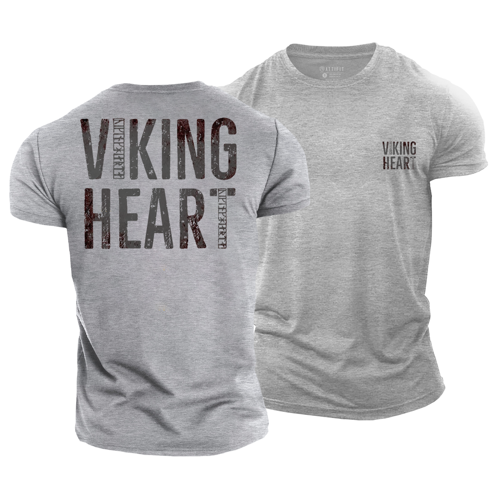 Viking Heart Cotton T-Shirt