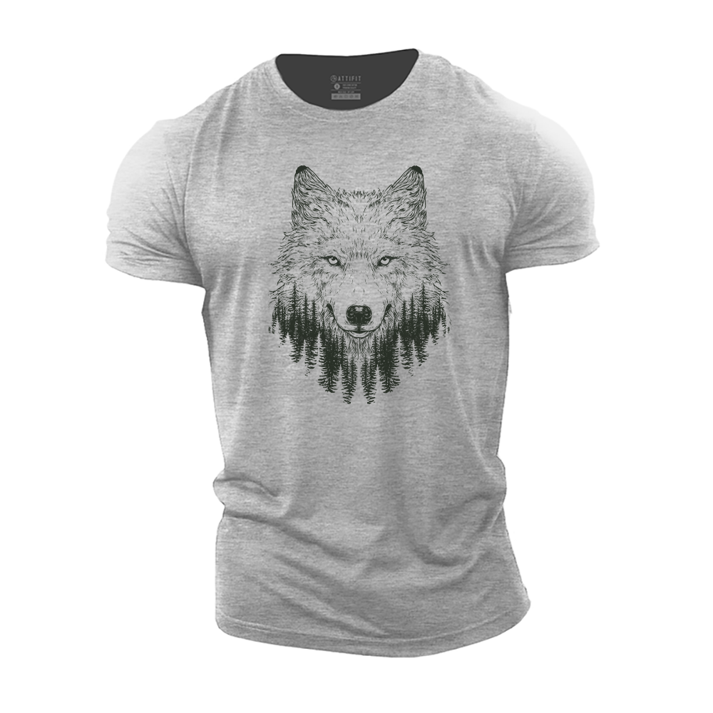 Timber Wolf Cotton T-Shirt
