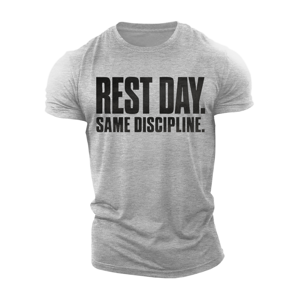 Rest Day Discipline Cotton T-Shirt