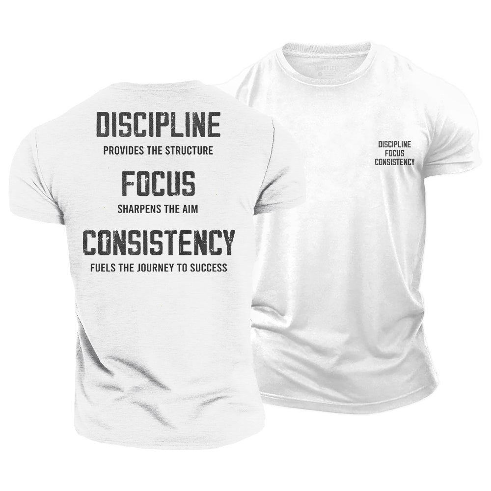 Discipline Focus Consistency Cotton T-Shirt