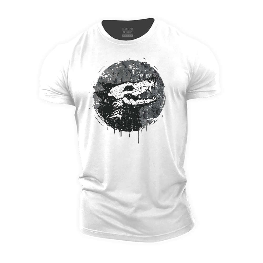 Monster Wolf Cotton T-Shirt