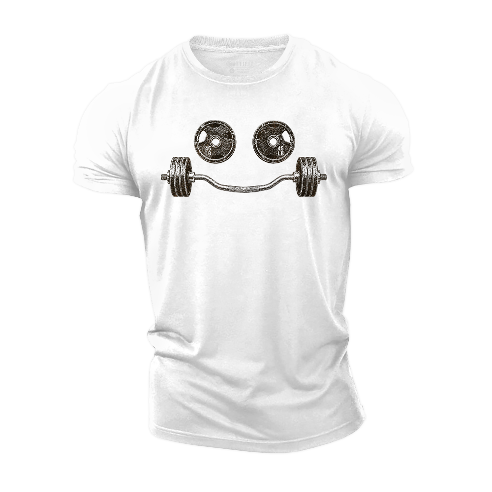 Iron Face Smile Cotton T-Shirt