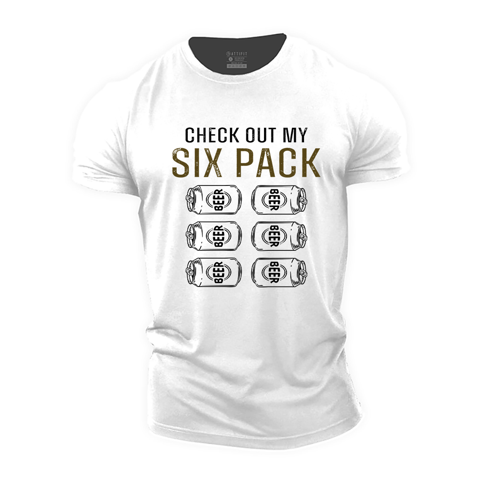 Check Out My Six Pack Cotton T-Shirt