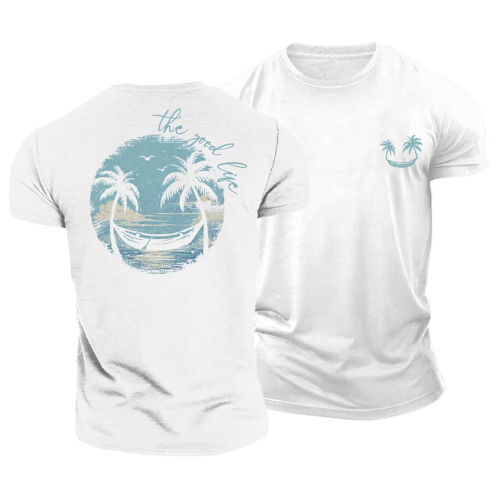 Good Life Smiley Cotton T-Shirt