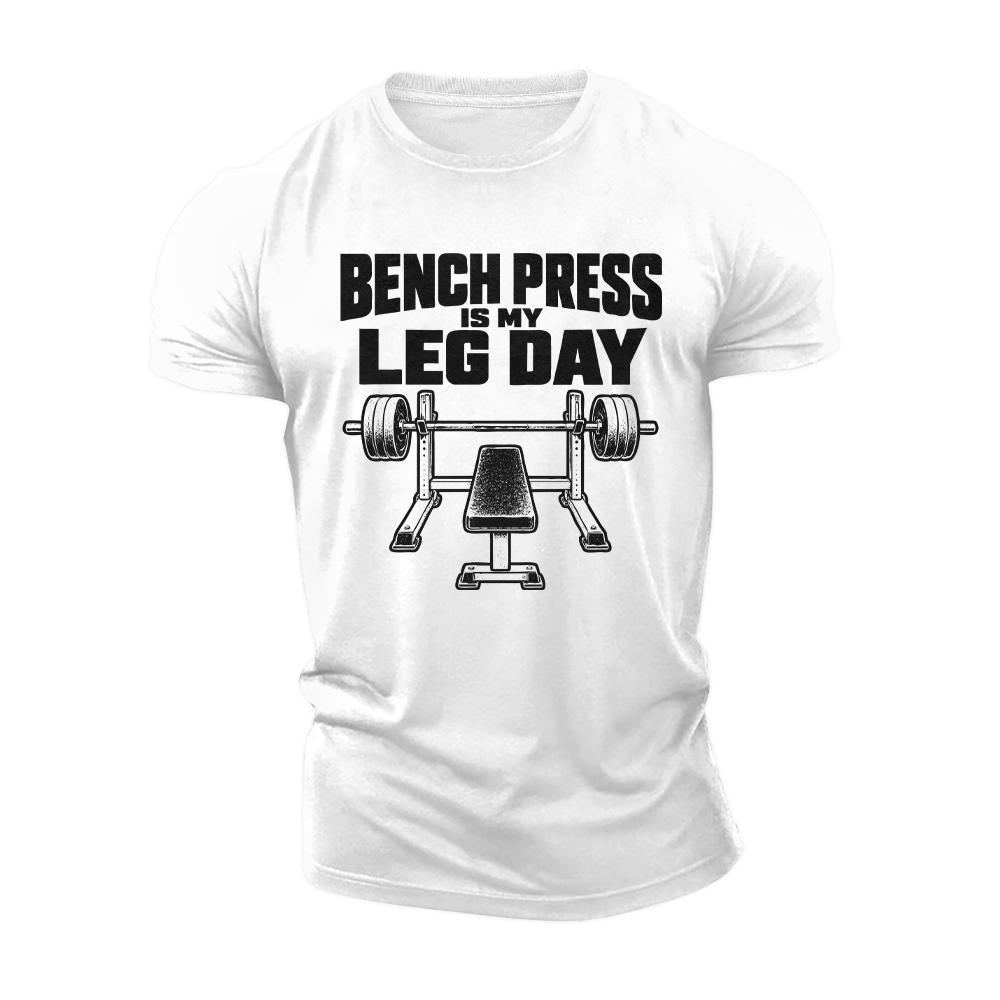 Bench Press Humor Cotton T-Shirt