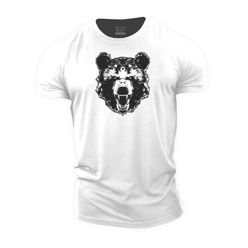 Brown Bear Cotton T-Shirt