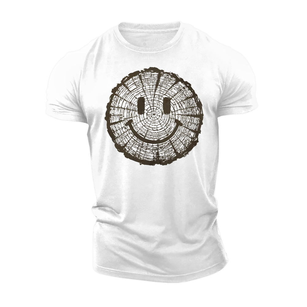 Smile Face Cotton T-Shirt