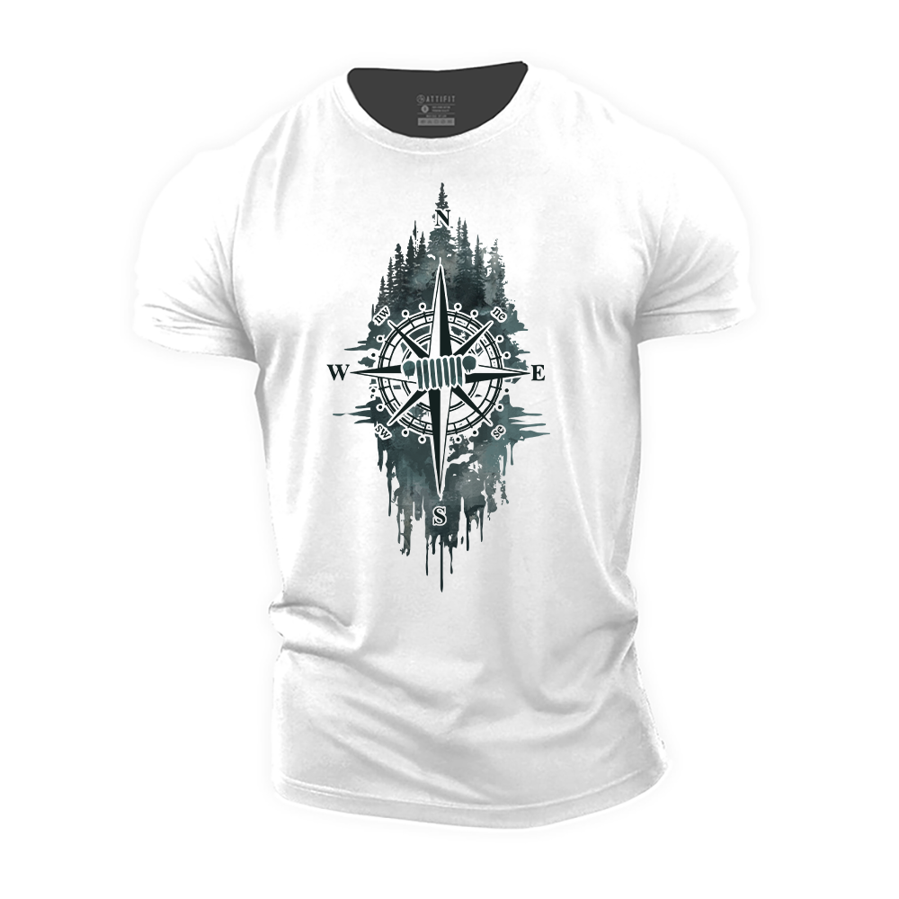 Wilderness Compass Cotton T-Shirt