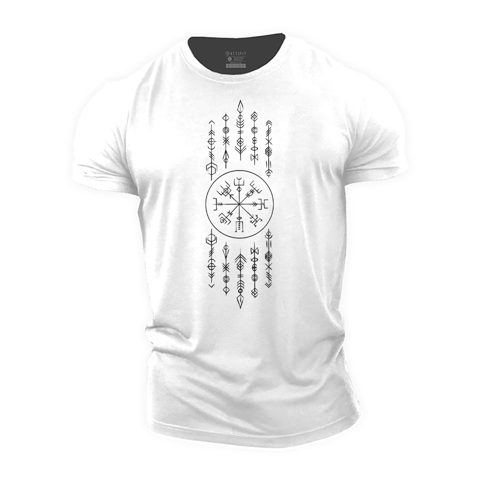 Viking Compass Cotton T-Shirt