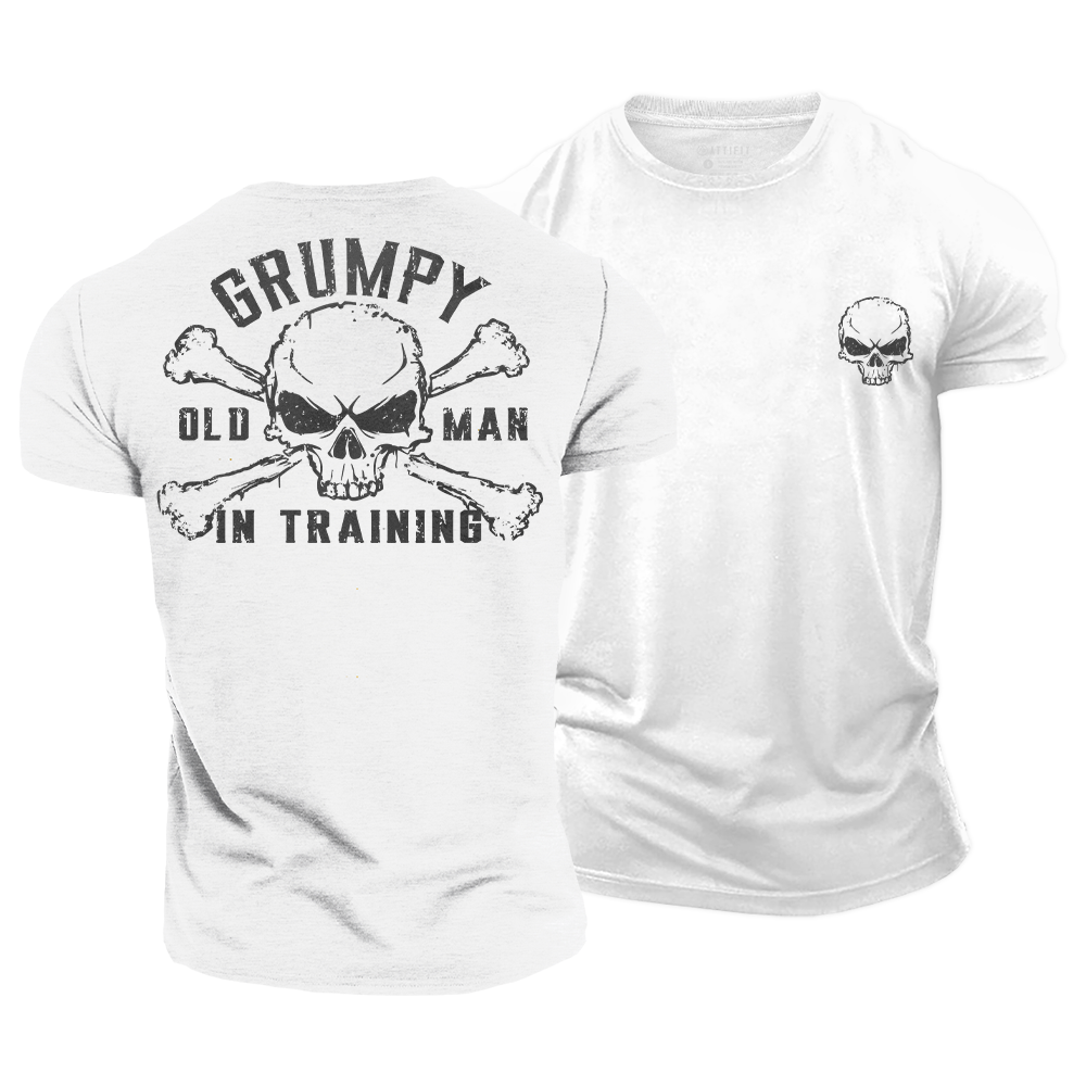 Grumpy Old Man in Training Cotton T-Shirt