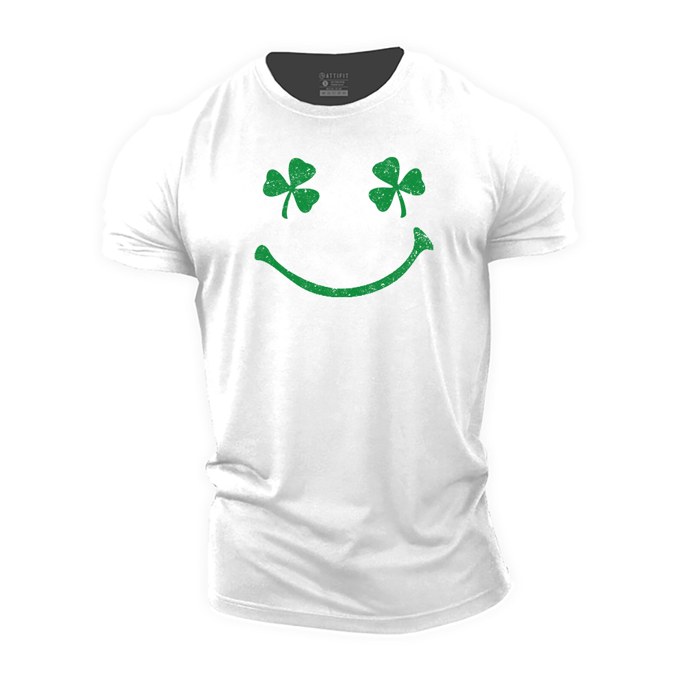 Lucky Smiley Cotton T-Shirt