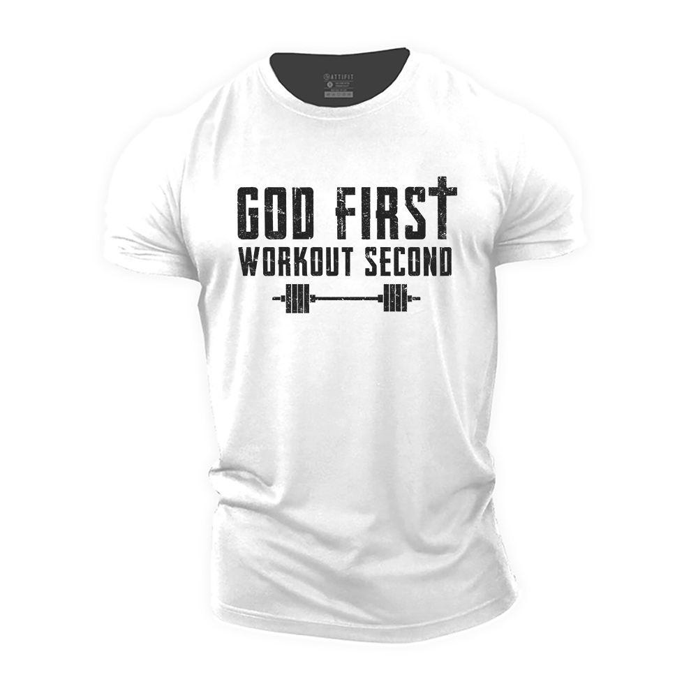 God First Workout Second Cotton T-Shirt