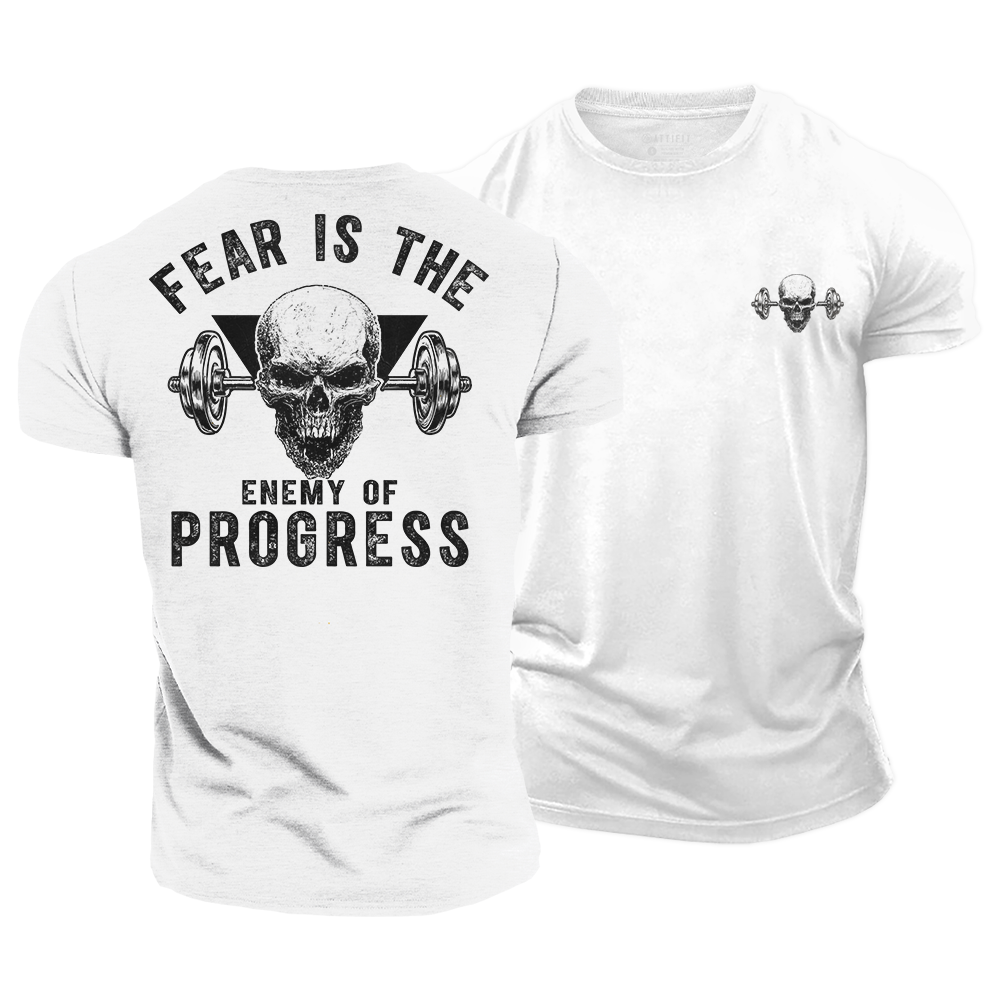 Fear Is the Enemy of Progress Cotton T-Shirt