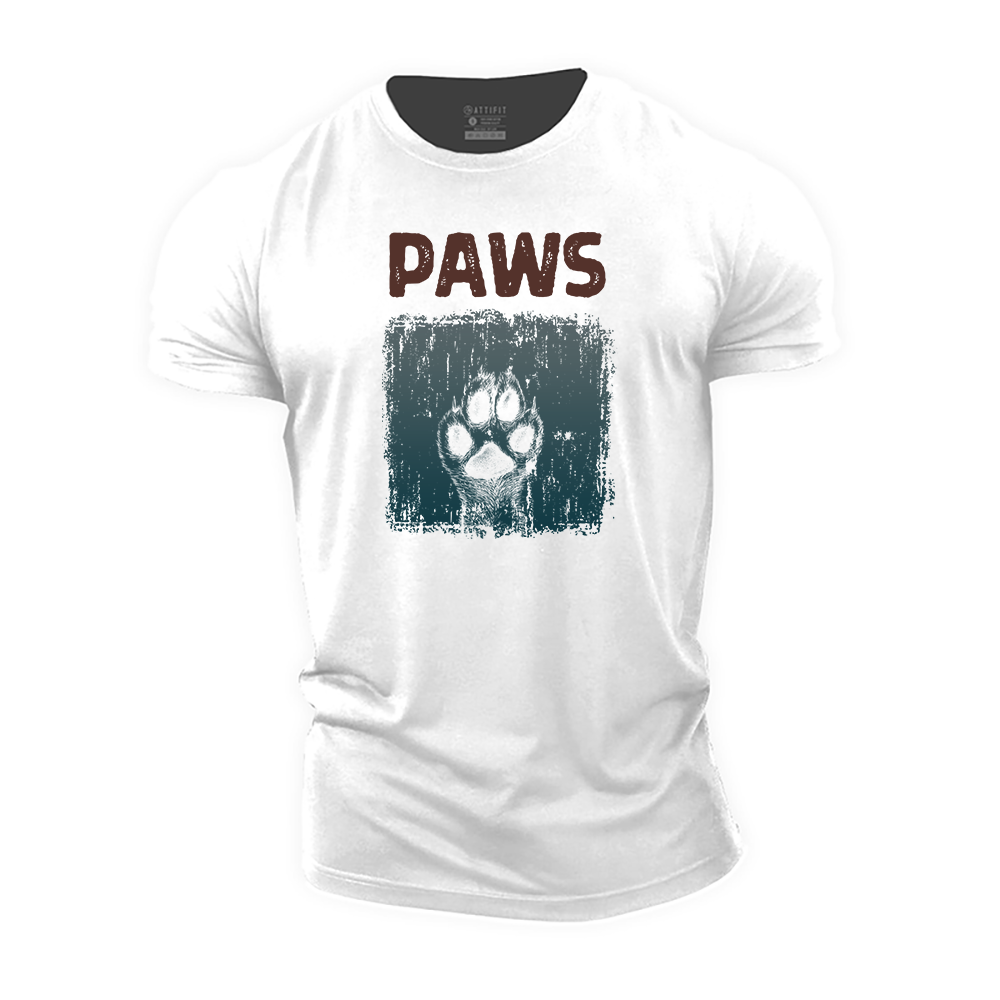 Dog Paws Cotton T-Shirt