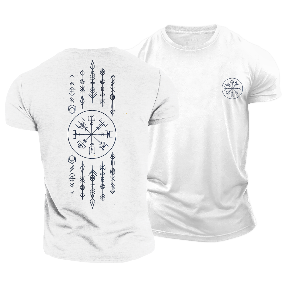 Viking Compass Cotton T-Shirt