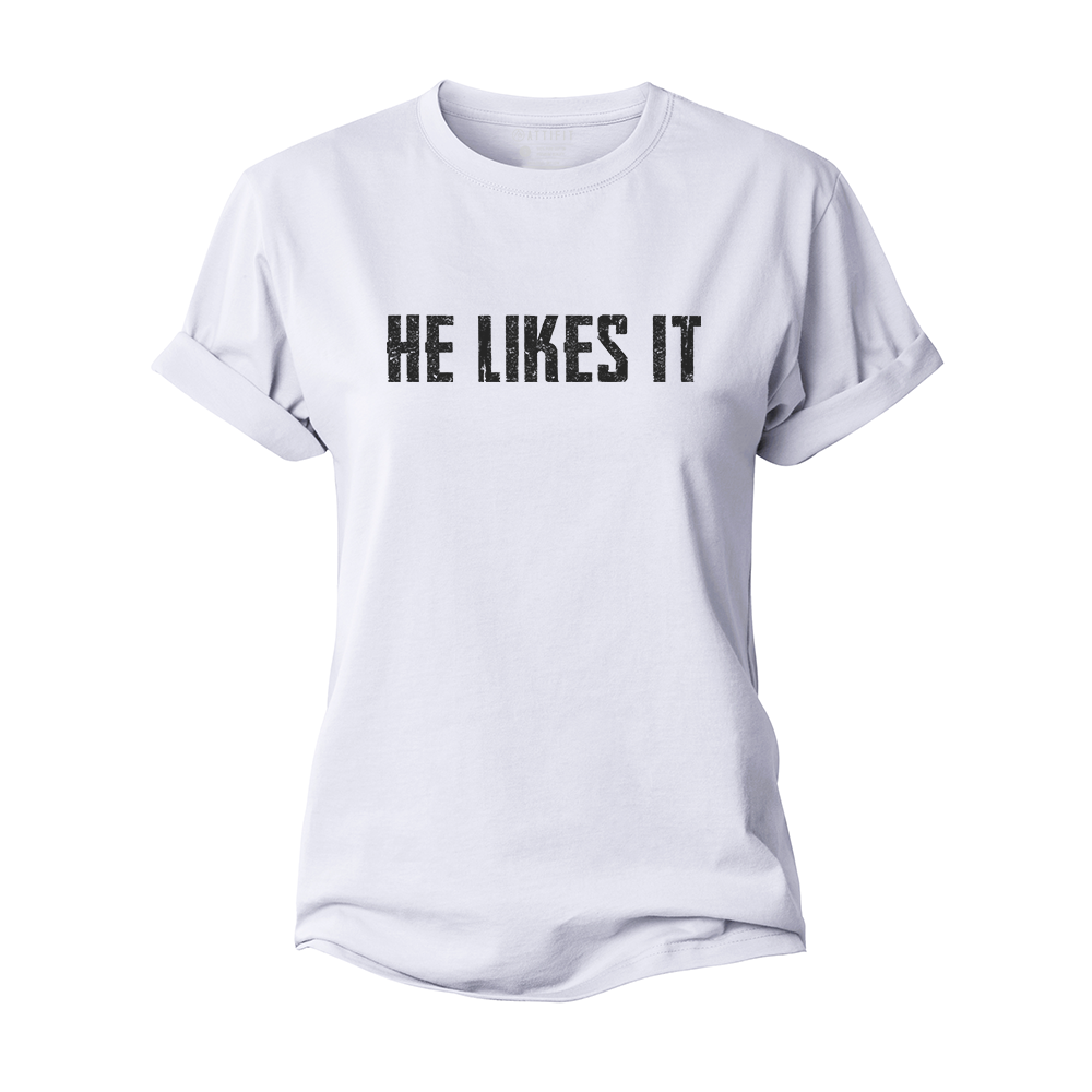He Likes It Women's Cotton T-Shirt