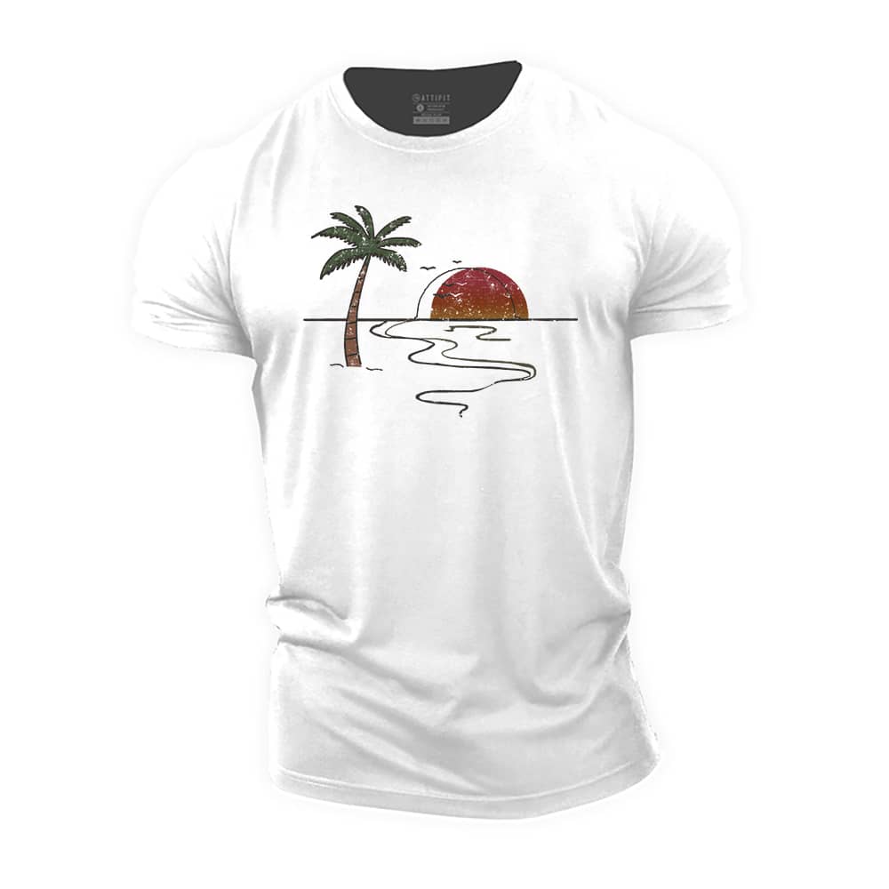 Sunset Drift Cotton T-Shirt