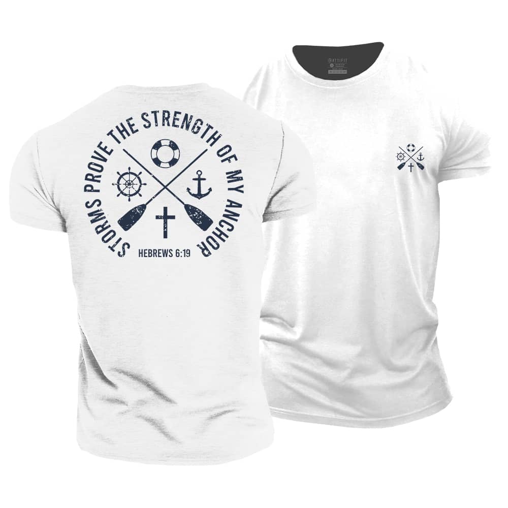 Strength Of Anchor Cotton T-Shirt