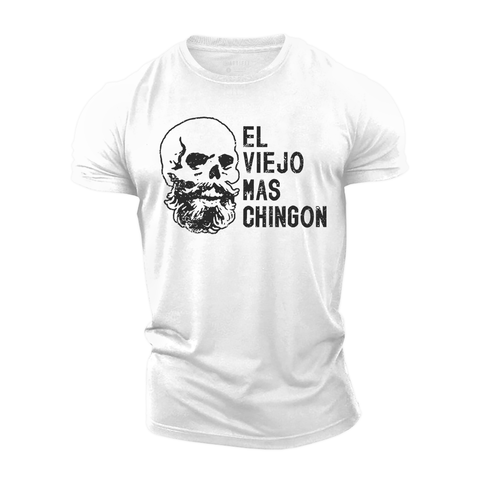 El Viejo Mas Chingon Cotton T-Shirt