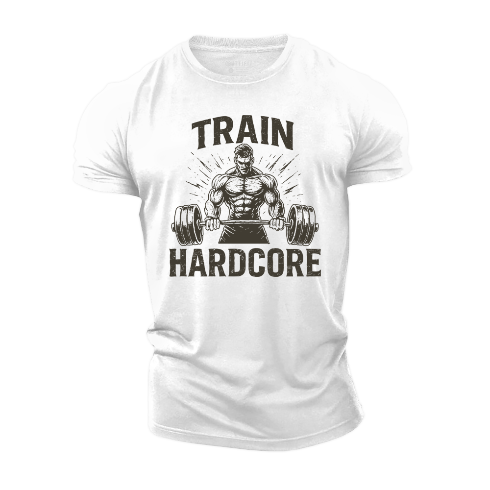 Train Hardcore Cotton T-Shirt
