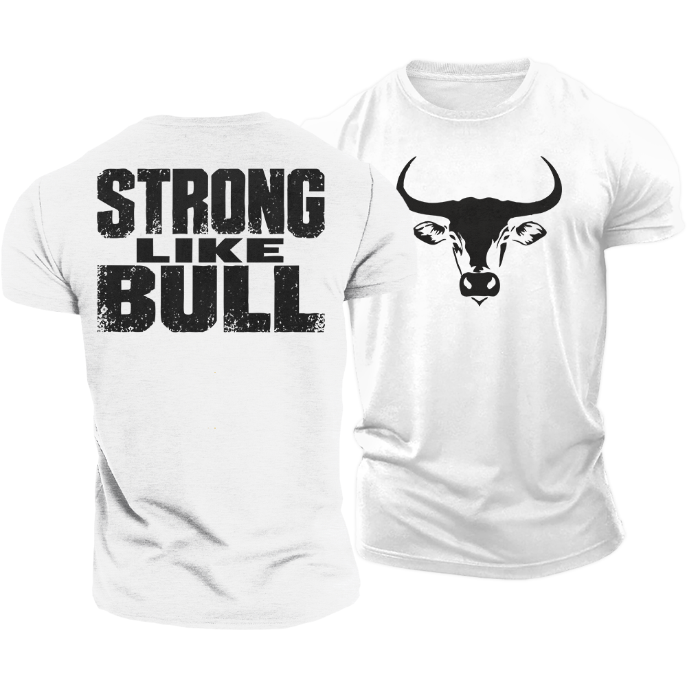 Bull Strength Cotton T-Shirt