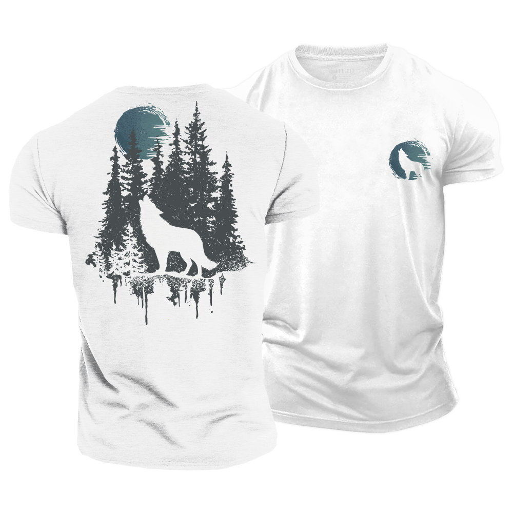 Lone Howl Cotton T-Shirt