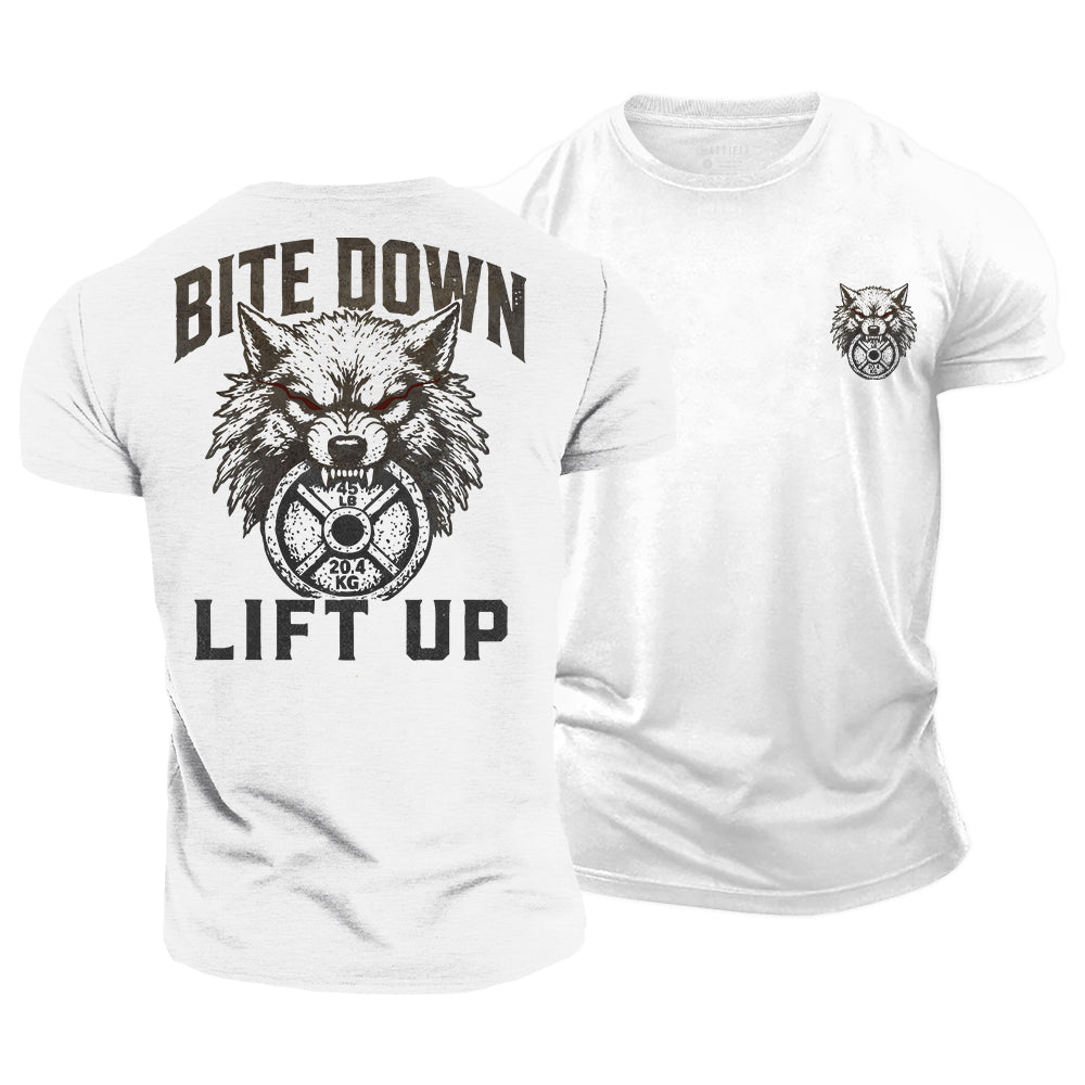 Lift like Wolf Cotton T-Shirt
