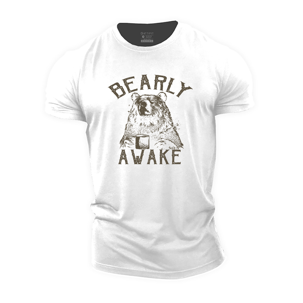 Bearly Awake Cotton T-Shirt