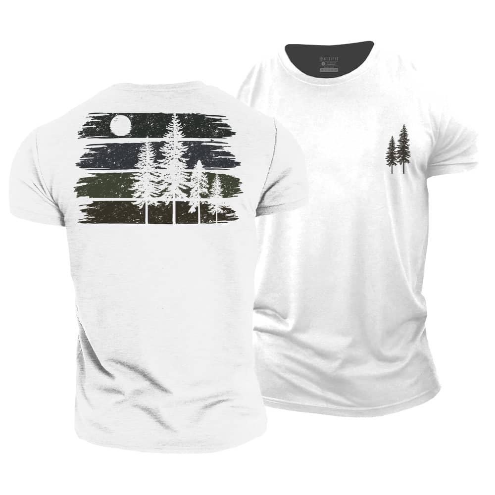 Colorful Forest Cotton T-Shirt