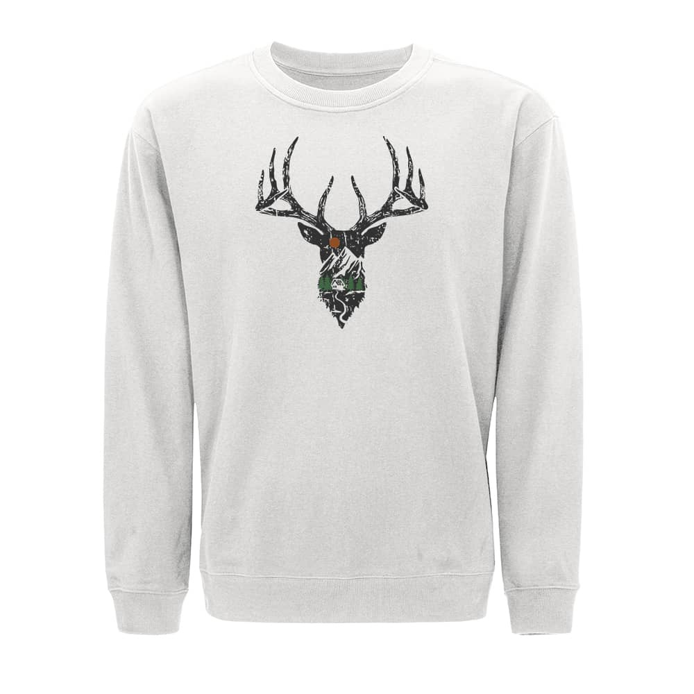 Elk Landscape Crewneck Sweatshirt