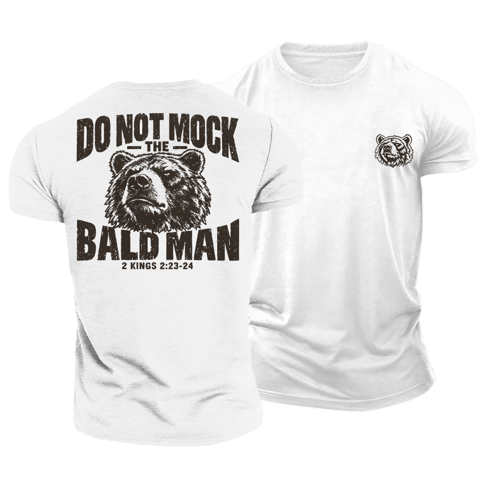 Respect the Bald Man Cotton T-Shirt