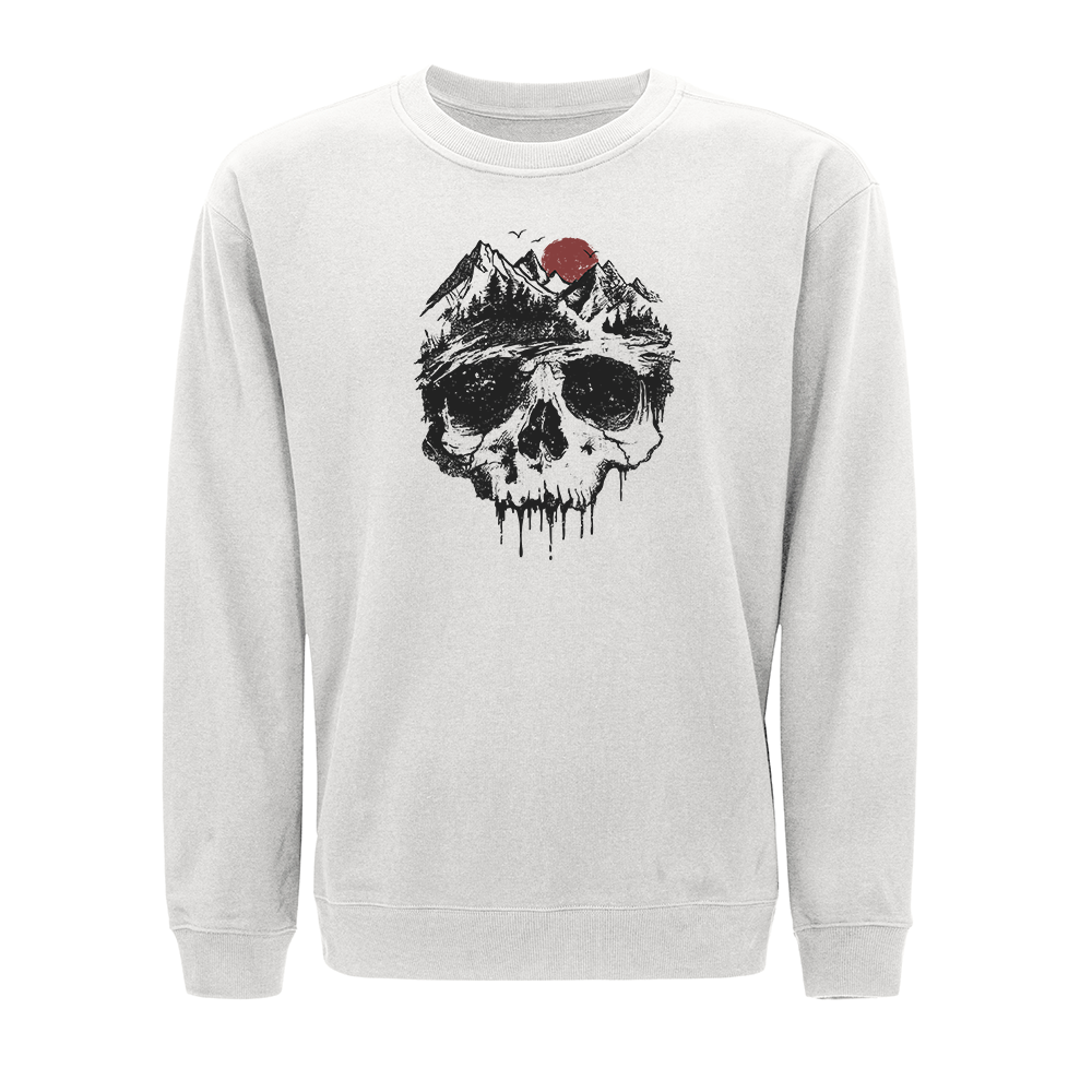 Mountain Skull Crewneck Sweatshirt