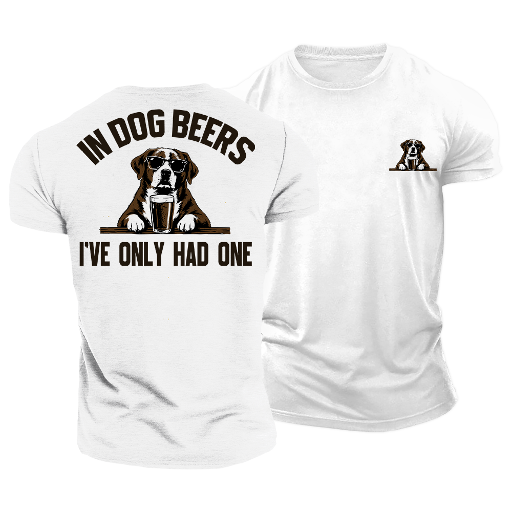 In Dog Beers Cotton T-Shirt