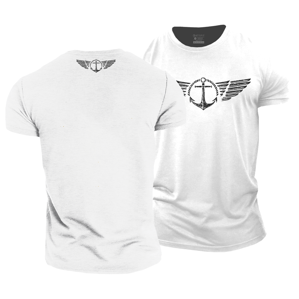Anchor Wings Cotton T-Shirt