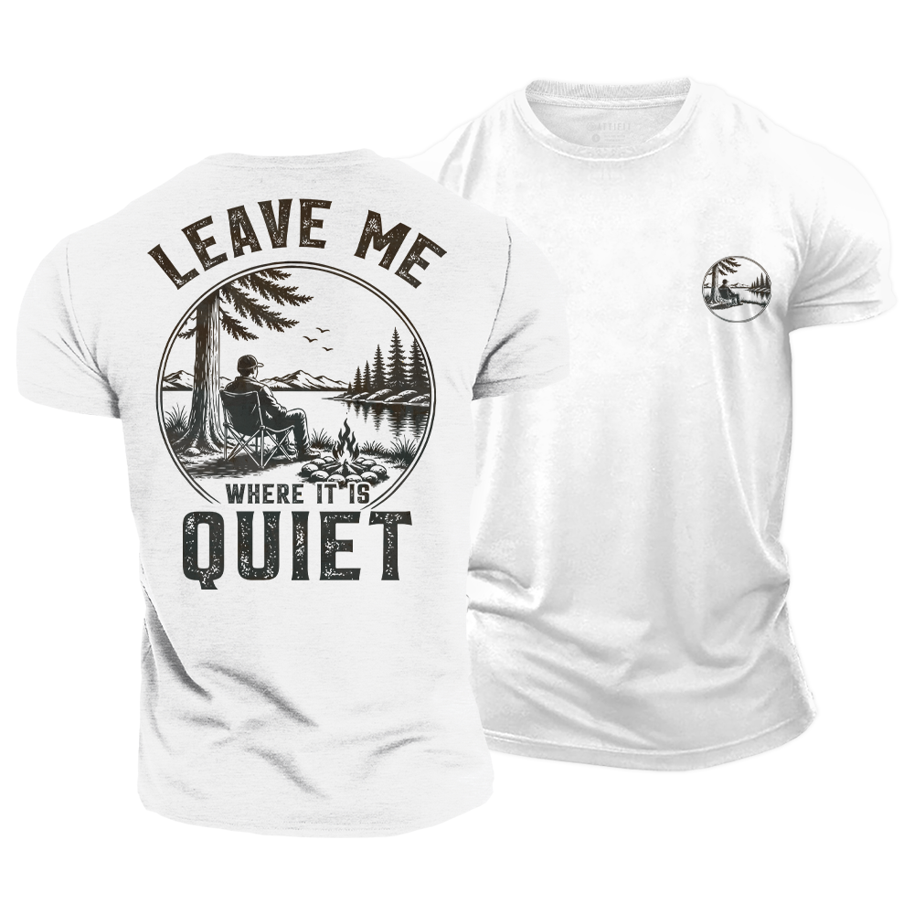 Leave Me in Peace Cotton T-Shirt