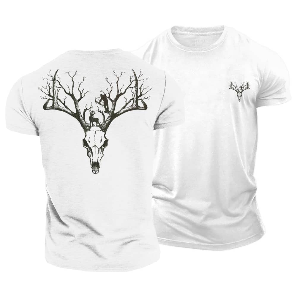 Hunt Deer Cotton T-Shirt