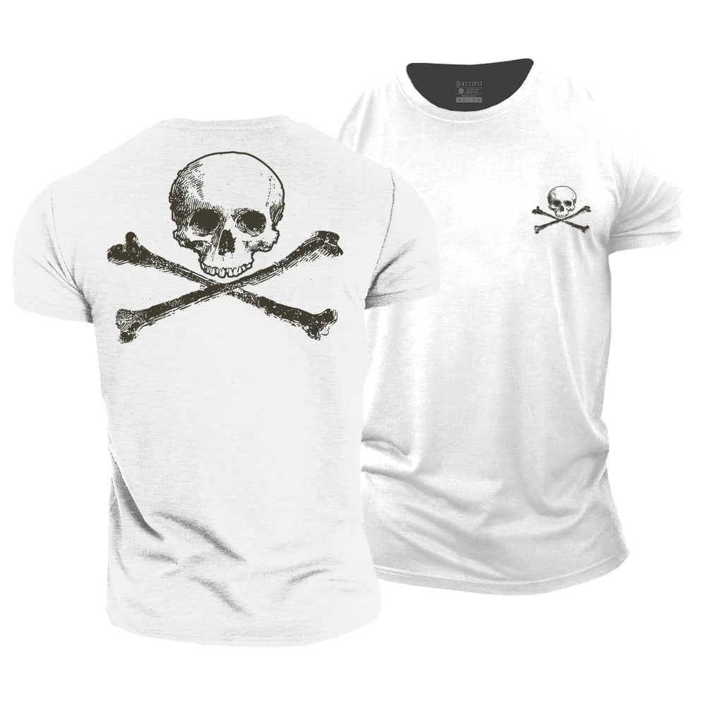 Skull Bones Cotton T-Shirt